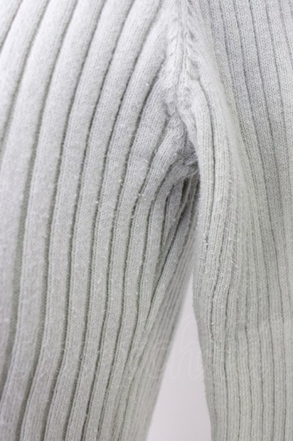 画像4: F&A / バックリボンリブニットプルオーバー  グリーン T-26-01-16-001-LO-TO-SA-ZT (4)