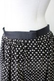 画像4: WONDERFUL WORLD / 水玉前開きスカート  クロ T-26-01-16-021-LO-SK-OW-ZT (4)
