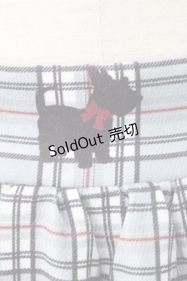 画像4: axes femme kawaii / おさんぽテリア柄スカート  黒チェック T-26-01-18-028-AX-SK-SA-ZT570 (4)