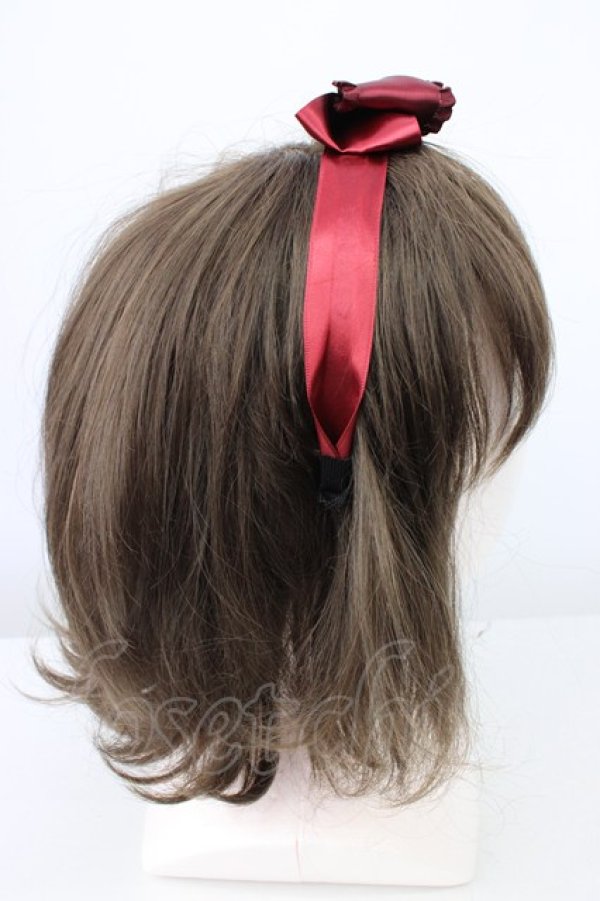 画像3: MA*RS / ハートパールリボンカチューシャ  ボルドー T-26-01-18-031-EL-AC-SA-ZT (3)