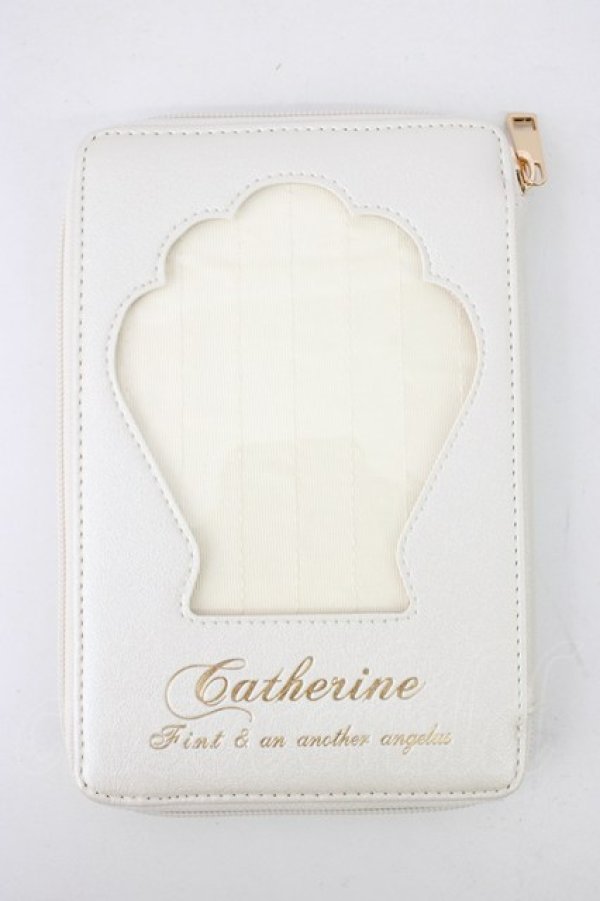 画像1: F i.n.t / シェルクリア窓マルチポーチ/ノベルティ  アイボリー T-26-01-18-034-CA-ZA-SA-ZT (1)