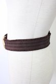 画像4: axes femme / ハートローズゴムベルト  ブラウン T-26-01-18-035-AX-ZA-SA-ZT (4)