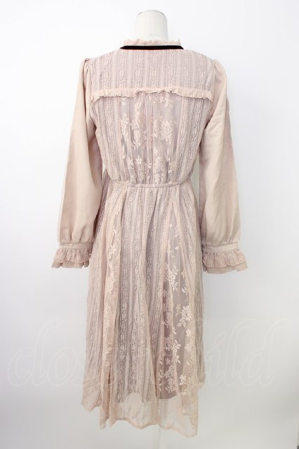 画像2: axes femme / 総レースワンピース  ピンク T-26-01-18-009-AX-OP-SA-ZT (2)