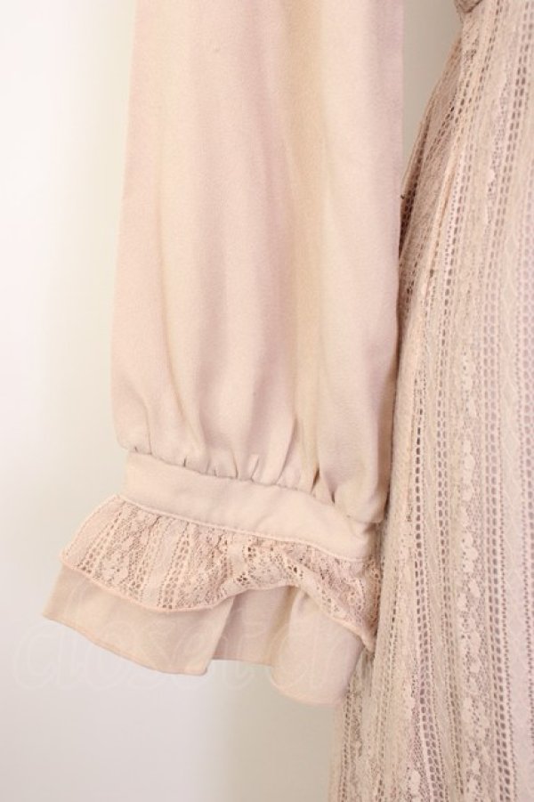 画像4: axes femme / 総レースワンピース  ピンク T-26-01-18-009-AX-OP-SA-ZT (4)