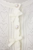 画像4: m petit by misako / AM*ハート透かしニットカーディガン L アイボリー T-26-01-18-001-LO-TO-SA-ZT (4)