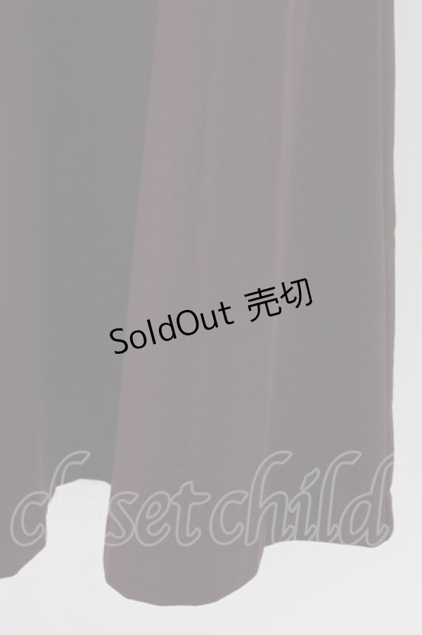 画像4: an another angelus / ベルト付きスカラップジャンスカ  ボルドー T-26-01-18-014-CA-OP-SA-ZT569 (4)