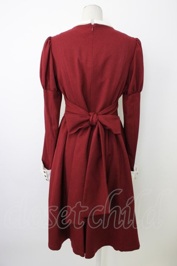 画像2: NO.S PROJECT / クラシックレトロワンピース M ボルドー T-26-01-18-015-LO-OP-SA-ZT (2)