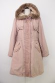 画像1: axes femme / 裏キルトモッズコート M ピンク T-26-01-18-020-AX-CO-SA-ZT (1)