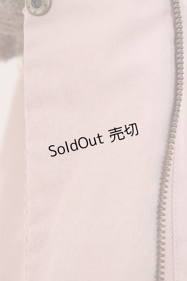 画像6: axes femme / 裏キルトモッズコート M ピンク T-26-01-18-020-AX-CO-SA-ZTC038 (6)