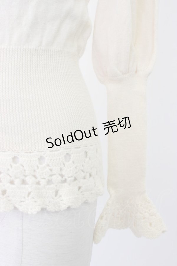 画像4: BABY,THE STARS SHINE BRIGHT / ハイネックニットトップス  生成り T-26-01-18-002-BA-TO-SA-ZT (4)