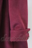 画像3: axes femme Red label / スタンド襟ダブルボタンコート M ボルドー T-26-01-18-022-PU-CO-SA-ZT (3)
