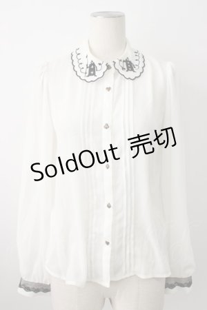 画像: axes femme POETIQUE / ふしぎの国のアリス/ブラウス M ホワイト T-26-01-21-001-AX-BL-SA-ZT