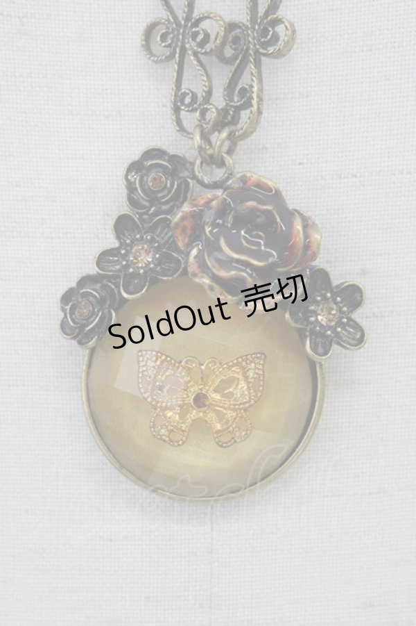 画像2: axes femme / アンティーク調封入ネックレス  ゴールド T-26-01-21-031-AX-AC-SA-ZT394F006 (2)