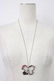 画像1: axes femme / 蝶枠モチーフネックレス  シルバー T-26-01-21-037-AX-AC-SA-ZT (1)