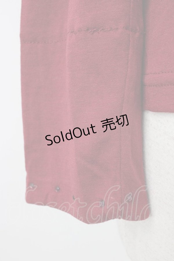 画像3: axes femme / 袖口2WAYインナーPO  ワイン T-26-01-21-006-AX-TO-SA-ZT566 (3)