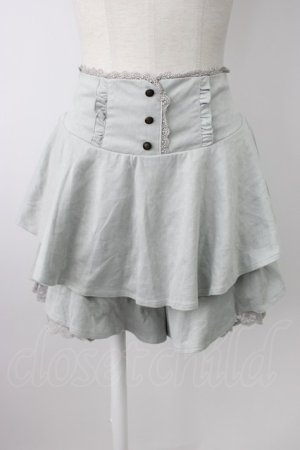 画像: axes femme POETIQUE / スエード風キュロット  サックスグレー T-26-01-21-013-AX-PA-SA-ZT552