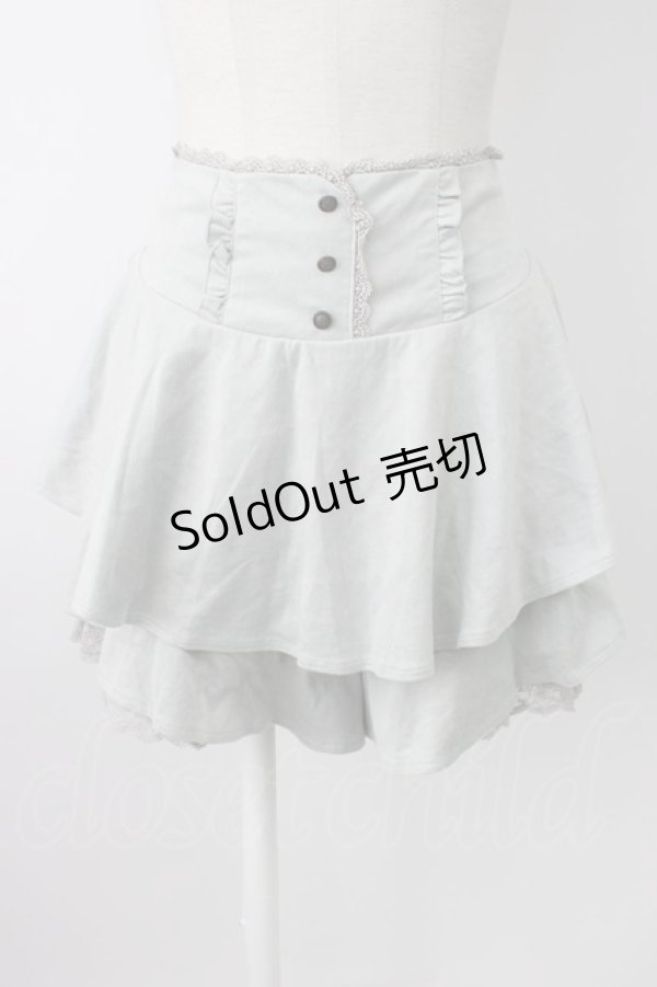 画像1: axes femme POETIQUE / スエード風キュロット  サックスグレー T-26-01-21-013-AX-PA-SA-ZT552 (1)