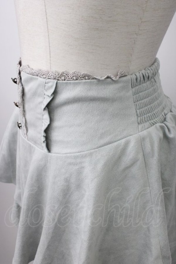 画像4: axes femme POETIQUE / スエード風キュロット  サックスグレー T-26-01-21-013-AX-PA-SA-ZT (4)