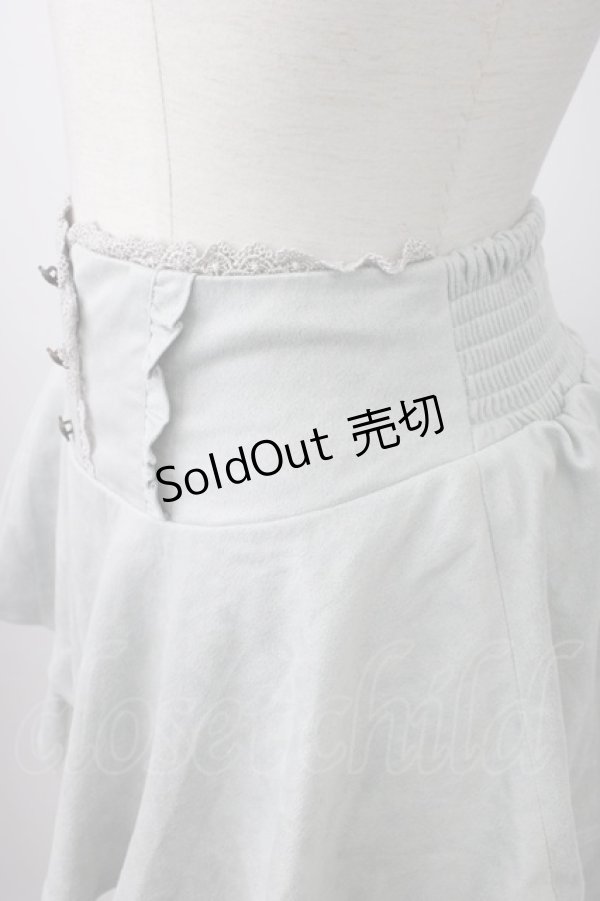 画像4: axes femme POETIQUE / スエード風キュロット  サックスグレー T-26-01-21-013-AX-PA-SA-ZT552 (4)