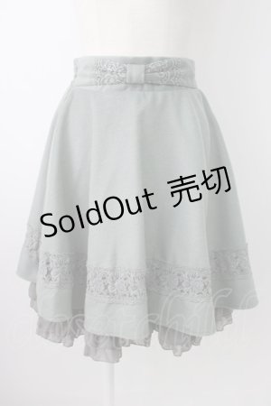 画像: axes femme / 裾フリルスカート M グリーン T-26-01-21-014-AX-SK-SA-ZT552