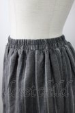 画像3: axes femme / 裾フロッキーローズストライプスカート  グレーＸ黒 T-26-01-21-015-AX-SK-SA-ZT (3)