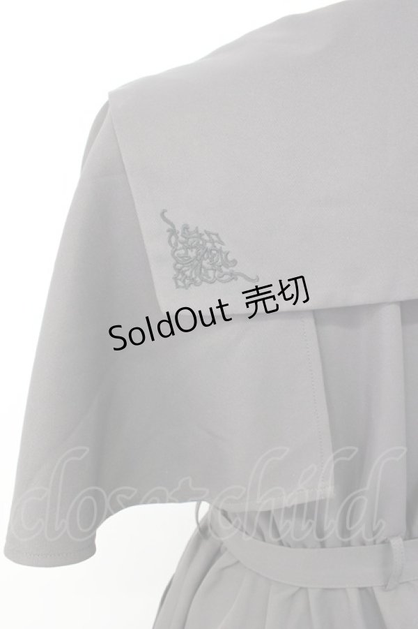 画像3: axes femme / トレンチアシメジャンスカ  チャコール T-26-01-25-003-AX-OP-SA-ZT559 (3)