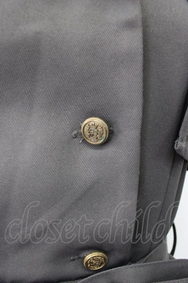 画像5: axes femme / トレンチアシメジャンスカ  チャコール T-26-01-25-003-AX-OP-SA-ZT (5)