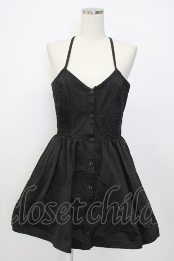 画像1: Katie / WORK UP heavy duty one-piece  黒 T-26-01-26-023-LO-OP-SA-ZT (1)