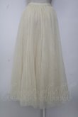 画像2: axes femme / ロングチュールスカート M アイボリー T-26-01-26-028-AX-SK-SA-ZT (2)