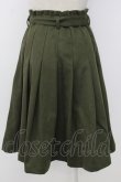 画像2: F&A / ベルト付きプリーツスカート  グリーン T-26-01-26-033-LO-SK-SA-ZT (2)