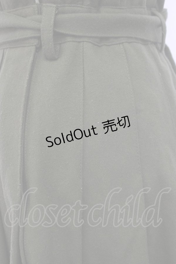 画像3: F&A / ベルト付きプリーツスカート  グリーン T-26-01-26-033-LO-SK-SA-ZT (3)