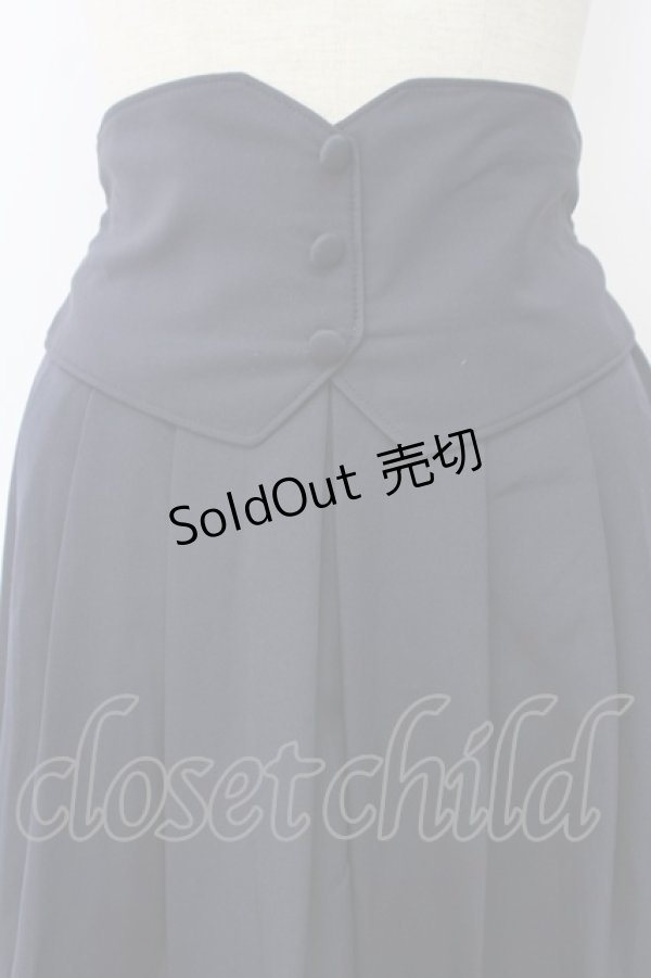 画像4: axes femme / ベルト付風スカート  ネイビー T-26-01-26-034-AX-SK-SA-ZT (4)