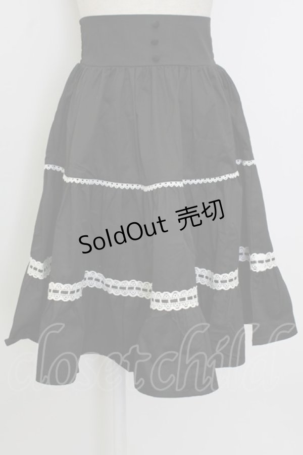 画像1: Eri Aino's Collection / シャーロットの水曜日スカート S 黒 T-26-01-26-037-LO-SK-SA-ZT (1)