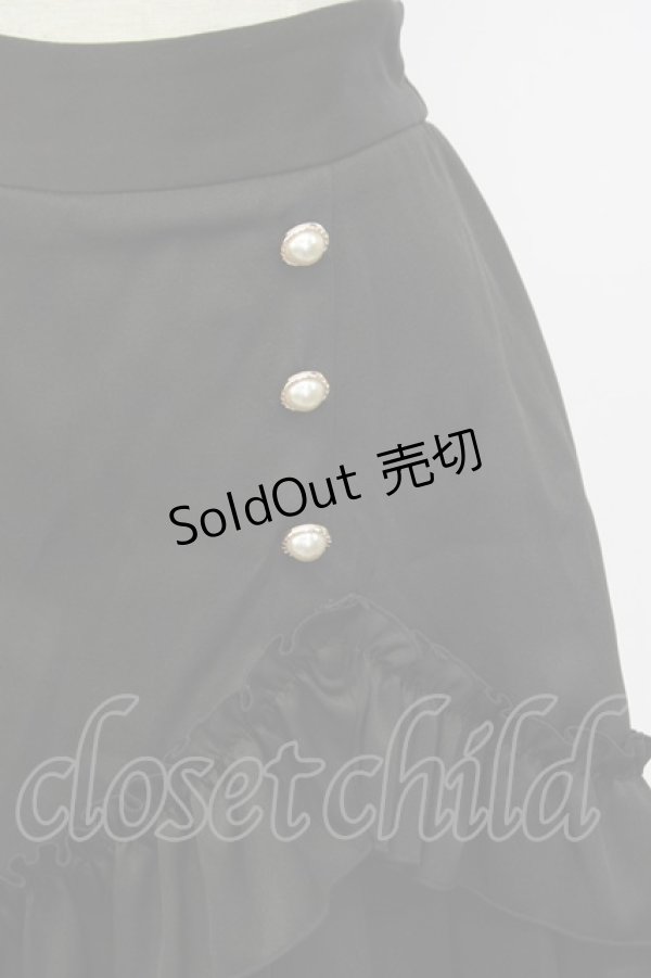 画像4: axes femme POETIQUE / フリルショートパンツ  黒 T-26-01-26-039-AX-PA-SA-ZT (4)