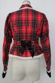 画像2: Eri Aino's Collection / シャーロットの水曜日ジャケット S 赤チェック T-26-01-26-006-LO-JA-SA-ZT (2)
