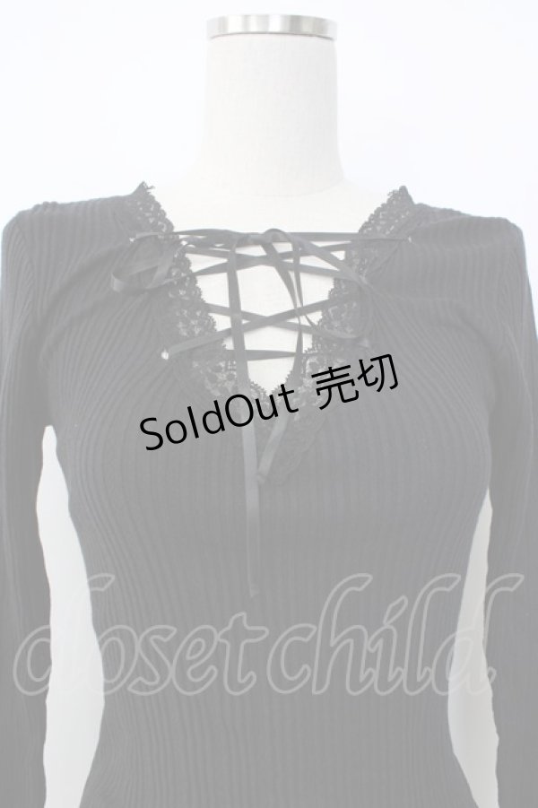 画像4: Katie / UNDER PRETTIESトップス  黒 T-26-01-26-008-LO-TO-SA-ZT (4)