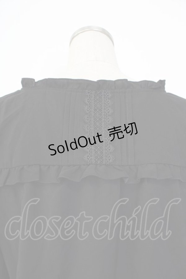 画像6: axes femme / 20th/フリルブラウス  ブラック T-26-01-26-012-AX-BL-SA-ZT561 (6)