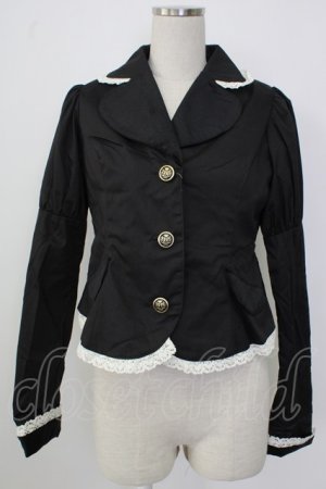 画像: Eri Aino's Collection / シャーロットの水曜日ジャケット S 黒 T-26-01-26-015-LO-JA-SA-ZT