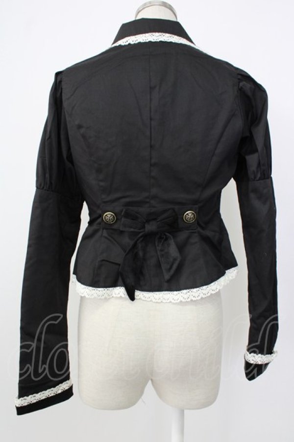 画像2: Eri Aino's Collection / シャーロットの水曜日ジャケット S 黒 T-26-01-26-015-LO-JA-SA-ZT (2)