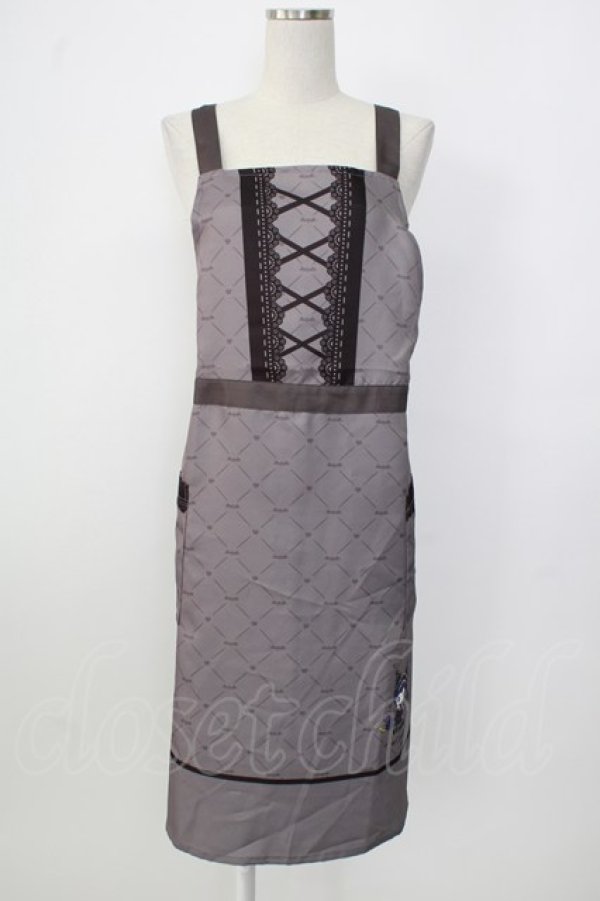 画像1: m petit by misako / クロミエプロン L 黒 T-26-01-26-017-LO-ZA-SA-ZT (1)