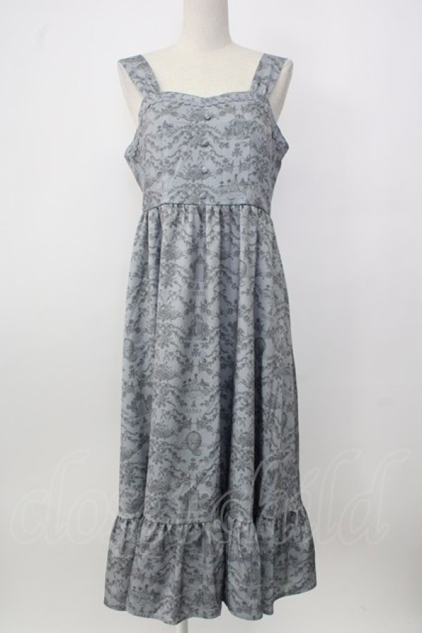 画像1: m petit by misako / NINA'Sトワルドジュイジャンパースカート L グレー T-26-01-26-018-LO-OP-SA-ZT (1)