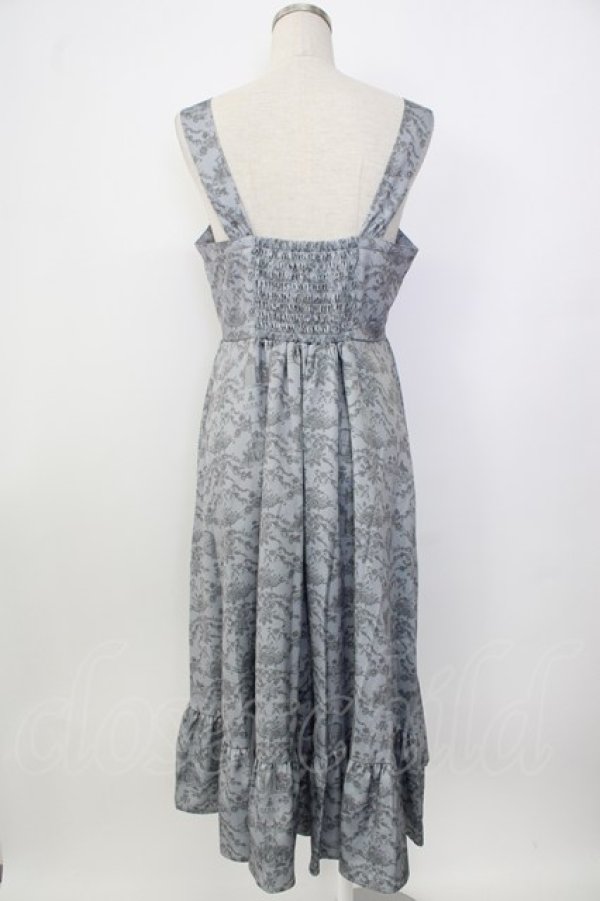 画像2: m petit by misako / NINA'Sトワルドジュイジャンパースカート L グレー T-26-01-26-018-LO-OP-SA-ZT (2)