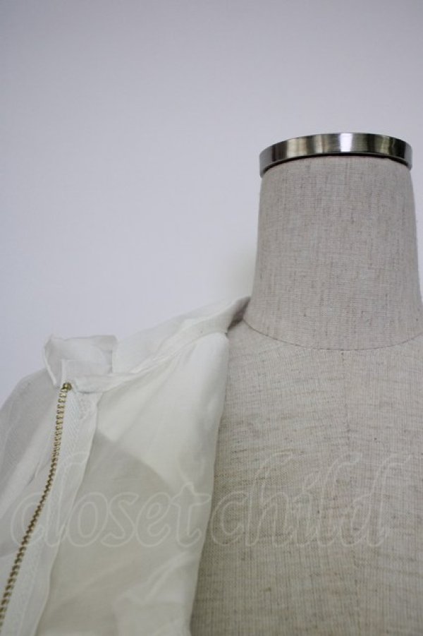 画像3: axes femme POETIQUE / シアー×チュールブルゾン M ホワイト T-26-01-26-002-AX-TO-SA-ZT561 (3)