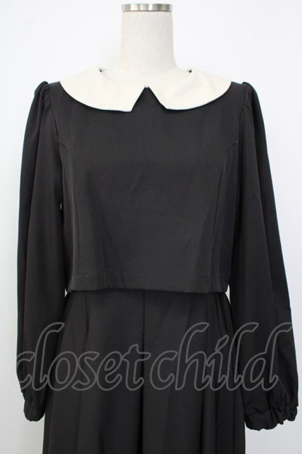 画像3: m petit by misako / サンリオキャラクターズコラボ クロミワッペン付きワンピース M 黒 T-26-01-26-019-LO-OP-SA-ZT (3)