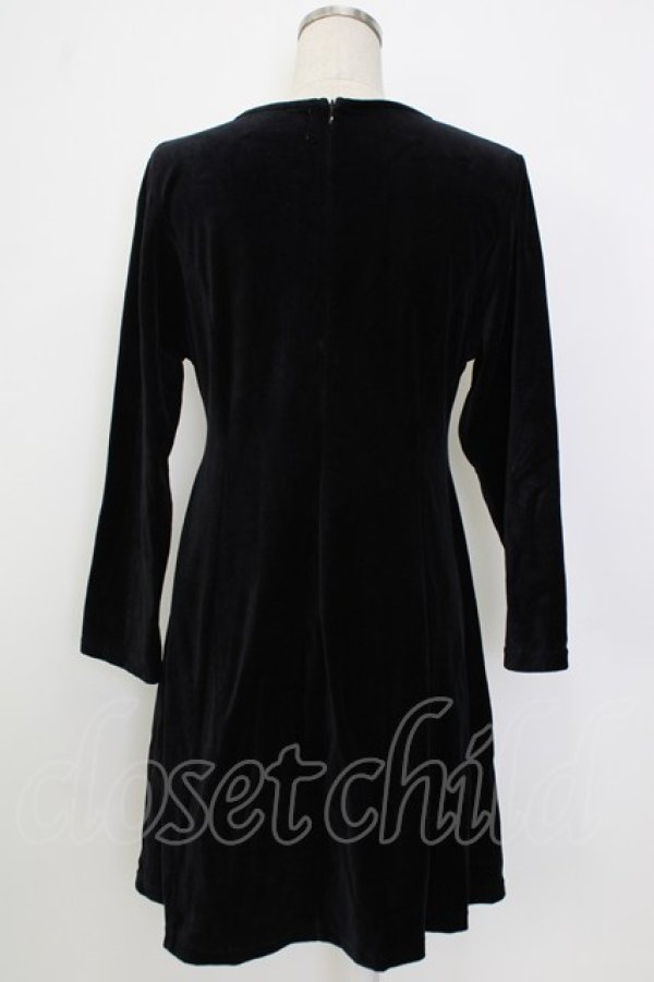 画像2: Katie / DRESS IN VELVET ワンピース S 黒 T-26-01-26-020-LO-OP-SA-ZT (2)