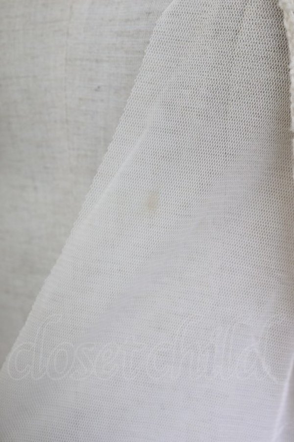 画像7: axes femme / チュール重ね透かし編みボレロ M アイボリー T-26-01-27-002-AX-TO-SA-ZT (7)