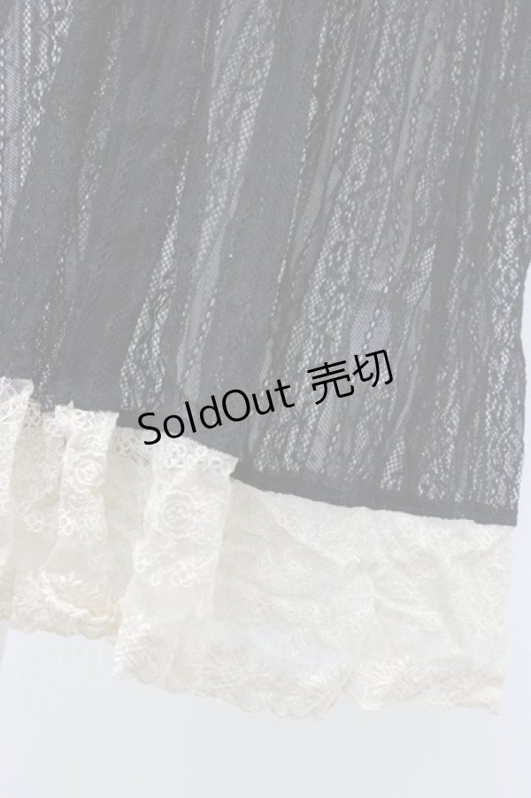 画像6: axes femme / リュクスレースガウン  ブラック T-26-01-27-003-AX-TO-SA-ZT561 (6)