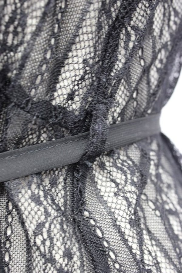 画像7: axes femme / リュクスレースガウン  ブラック T-26-01-27-003-AX-TO-SA-ZT (7)