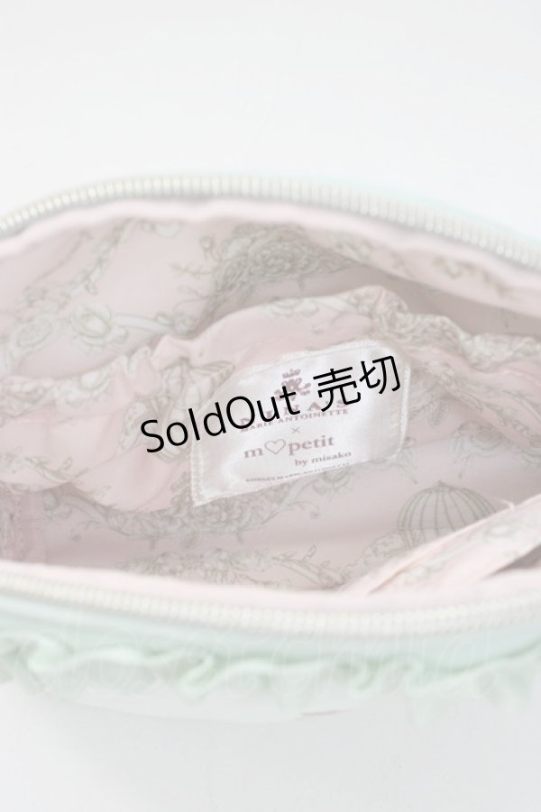 画像3: m petit by misako / NINA'Sコラボラウンドポーチ  ミント T-26-01-28-024-LO-ZA-SA-ZT (3)