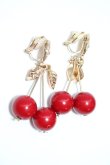 画像2: m petit by misako / さくらんぼイヤリング  赤Ｘゴールド T-26-01-28-027-LO-AC-SA-ZT (2)
